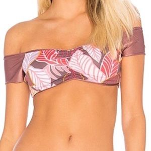 NWT Off-the-Shoulder Maaji Bikini Top, Medium
